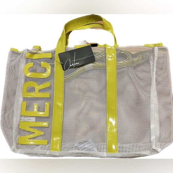Chateau Handbags - Chateau International Tote Bag “Merci”